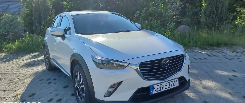 Mazda CX-3 cena 59900 przebieg: 168000, rok produkcji 2016 z Elbląg małe 254